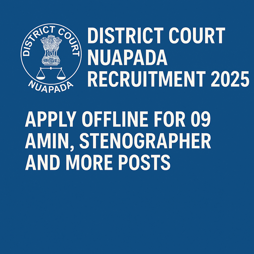 District Court Nuapada Recruitment 2025