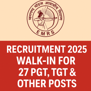 EMRS Recruitment 2025
