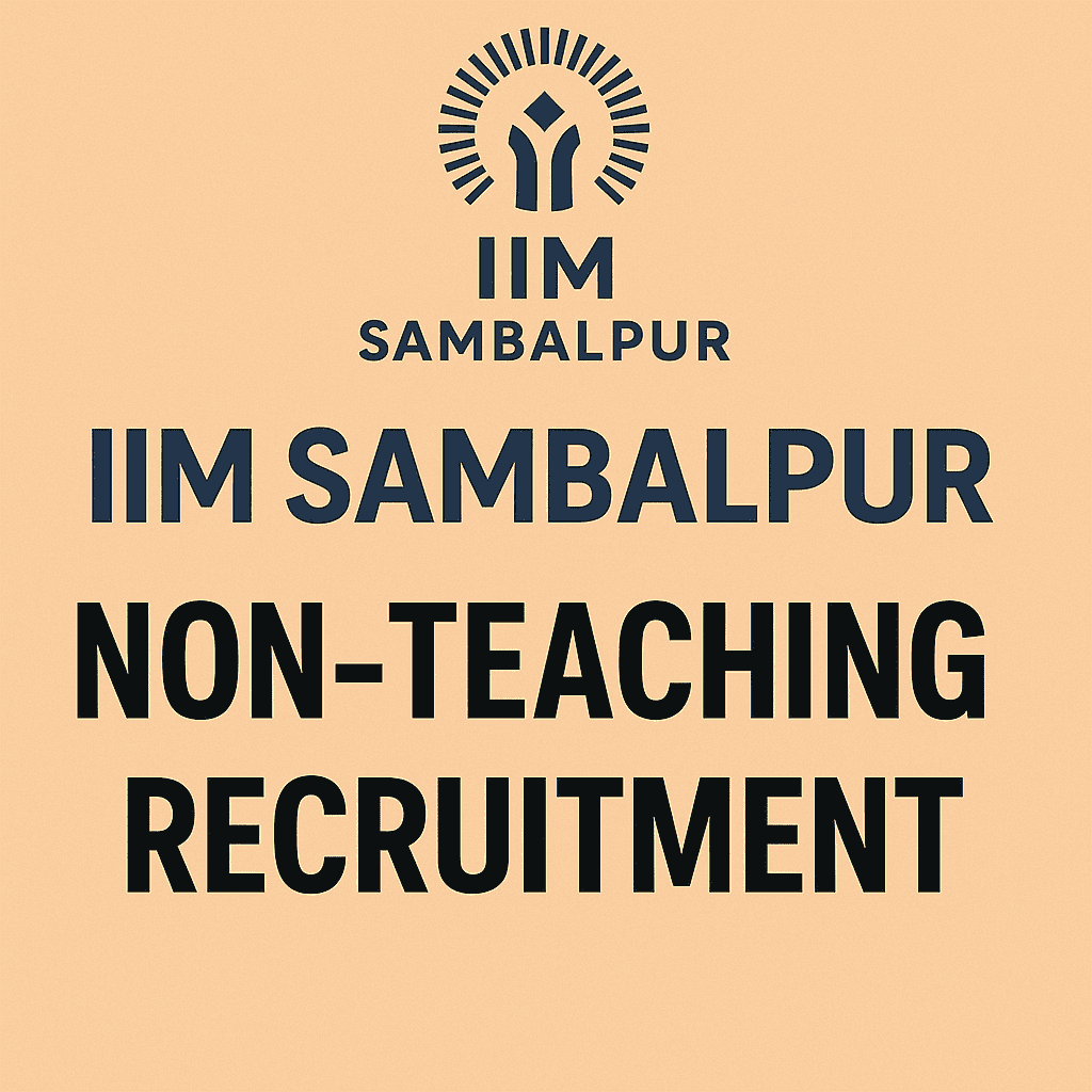 IIM Sambalpur Recruitment 2025