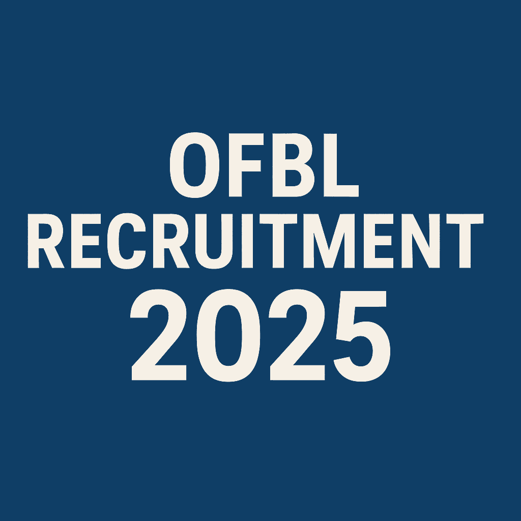 OFBL Recruitment 2025