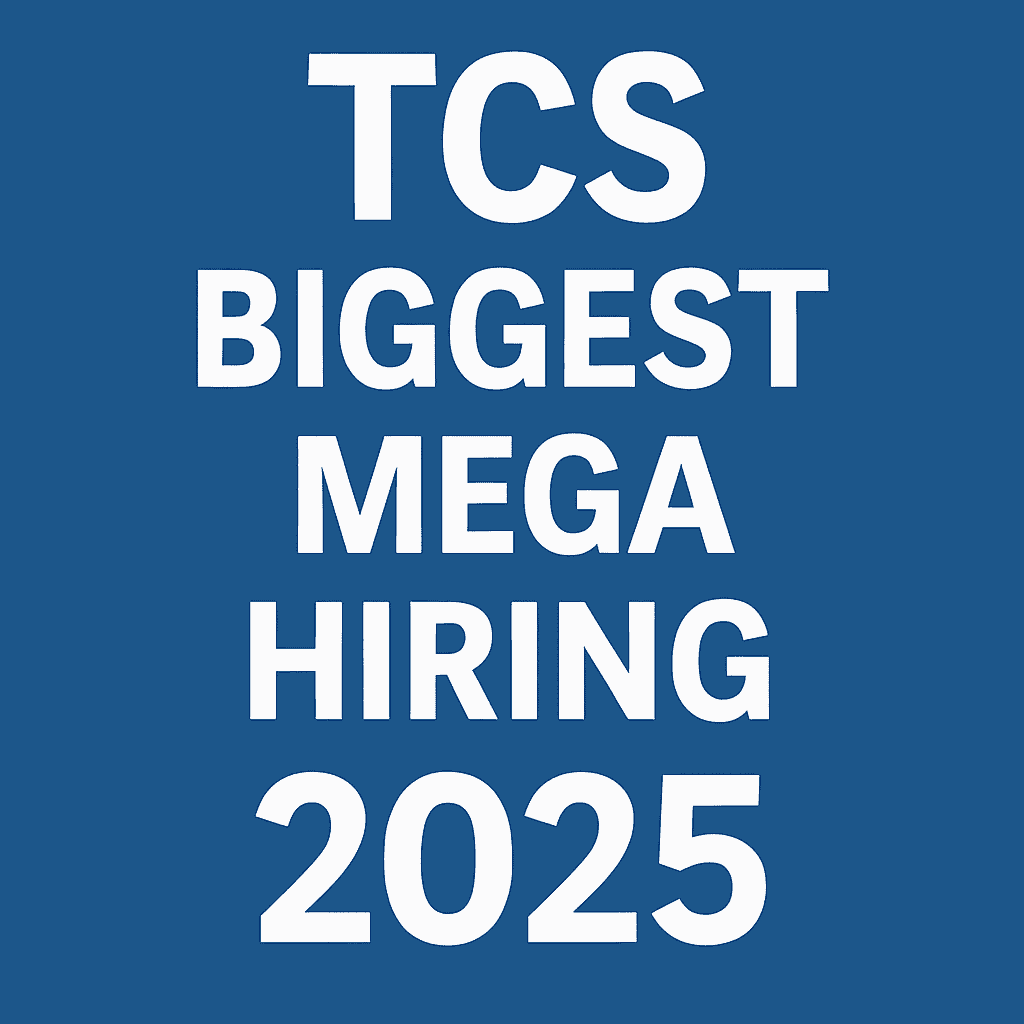 TCS Biggest Mega Hiring 2025