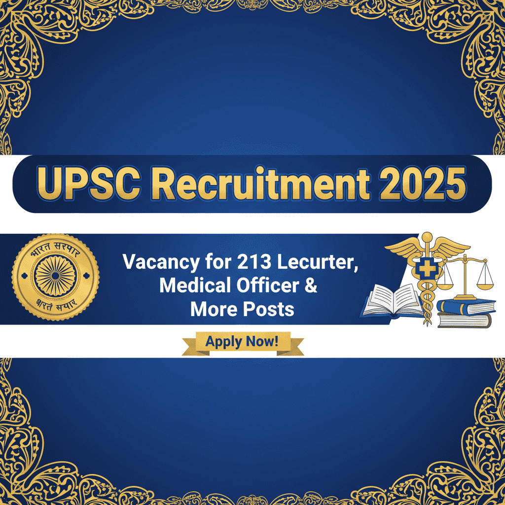 UPSC Recruitment 2025